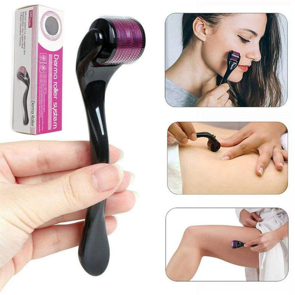 Combo pack Marble Jade Roller WITH STONE MARBLE | Ice Roller Facial Massage | Derma Roller [Pack of 3]