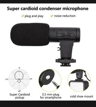 AY-49 Vlogger Kit | Microphone, LED Fill Light, Mini Tripod & Mobile Holder with Remote – Complete Video Making Set for Vlogging