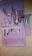 16-Piece Manicure & Pedicure Kit – Premium Stainless Steel Nail Care Set for Hand, Foot & Facial Grooming | Travel-Friendly Case Included | 16 Pcs Nail Care Set | Beauty Essentials Set ( Random Color )