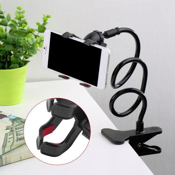 360° Rotating Flexible Holder | Powerful Grip Bedside Lazy Snake Stand | Random Colour