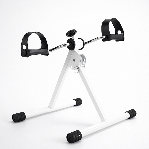 Folding Pedal Exerciser, Mini Exercise Bike Under Desk Bike Foot Pedal Exerciser