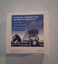 Vacuum Adsorption Magnetic Phone Holder & 360° Rotatable Car Mount Bracket