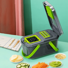 22 In 1 Vegetable Cutter With Stainless Steel Blades And Interchangeable Accessories Multipurpose Kitchen Slicer Tool