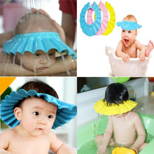 Baby Shower Cap With Ear Protector (Random Color)