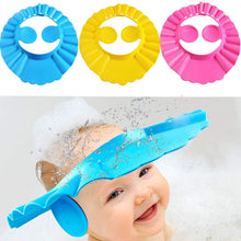 Baby Shower Cap With Ear Protector (Random Color)