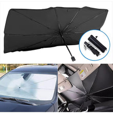 Car Windshield Sun Shade Umbrella – Foldable Auto Front Window UV Reflector Blockout Shield