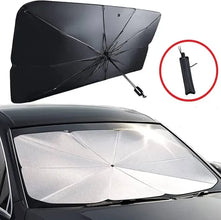Car Windshield Sun Shade Umbrella – Foldable Auto Front Window UV Reflector Blockout Shield