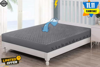 Fancy Quilted Waterproof Mattress Fitted Bed Sheet 100%  Waterproof