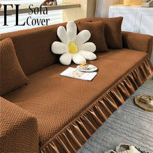 Tuff Tile Velvet Sofa Covers Spandex fabric ( Polyester )