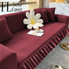Tuff Tile Velvet Sofa Covers Spandex fabric ( Polyester )