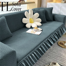 Tuff Tile Velvet Sofa Covers Spandex fabric ( Polyester )
