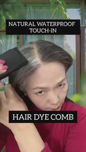 Water And Sweat Proof Hair Comb Dye Long Lasting Easy To Use Safe And Effective Hair Coloring Solution - Black