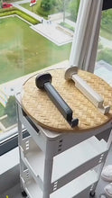 Folding Wall Mounted Clothes Drying Rack With Suction Cup Retractable Portable Space Saving Laundry Organizer - Size 13.5Inch (Random Colour)