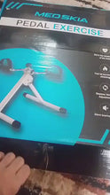 Folding Pedal Exerciser, Mini Exercise Bike Under Desk Bike Foot Pedal Exerciser